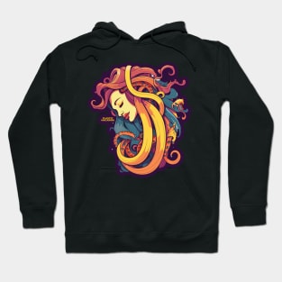 Plastic Macaroni Boho Trippy Hippy Dreamer Hoodie